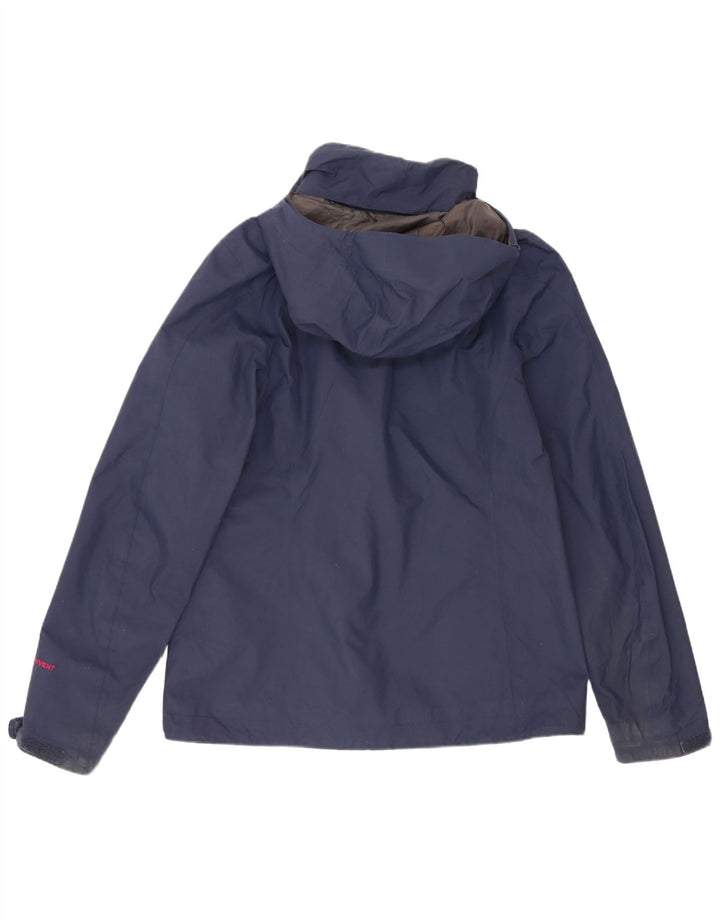 Jachetă de ploaie supradimensionată cu glugă The North Face pentru femei UK 10 Small Bleumarin