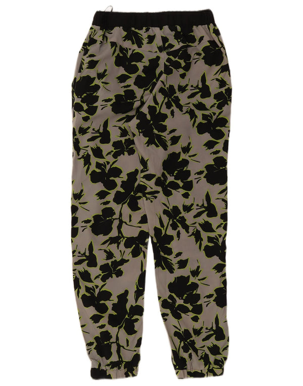 Pantaloni de jogging pentru femei Topshop Pantaloni casual UK 8 Small W28 L27 Gri Floral