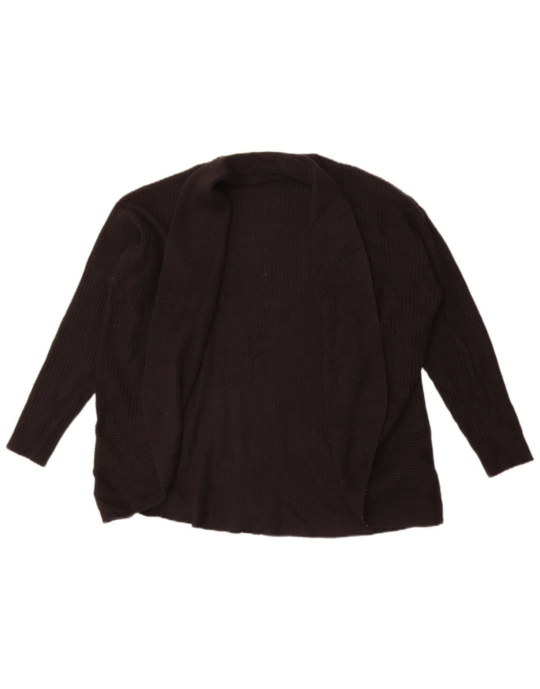 Marks & Spencer Pulover cardigan deschis Per Una pentru femei UK 16 Large Black