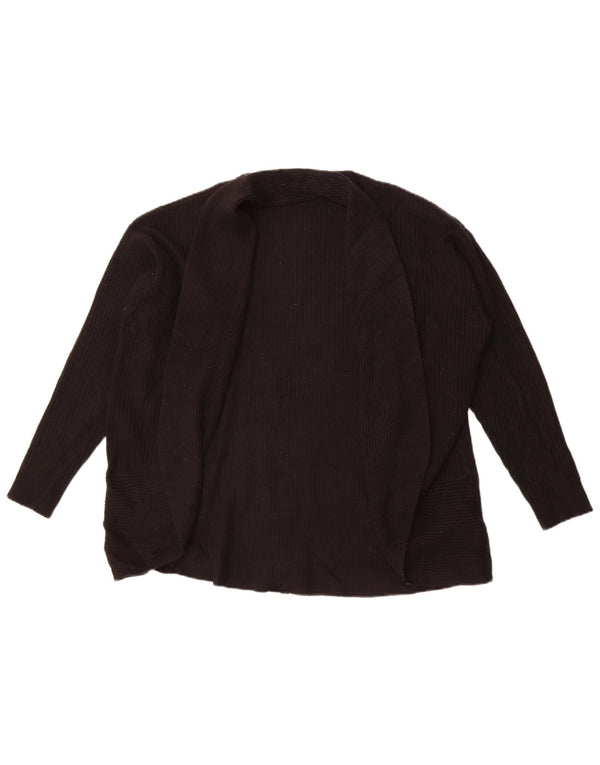 Marks & Spencer Pulover cardigan deschis Per Una pentru femei UK 16 Large Black