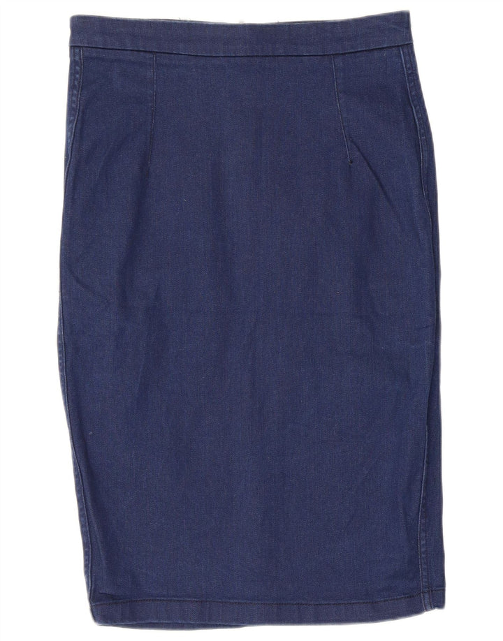 Fusta de blugi pentru femei Zara Medium W28 Albastru