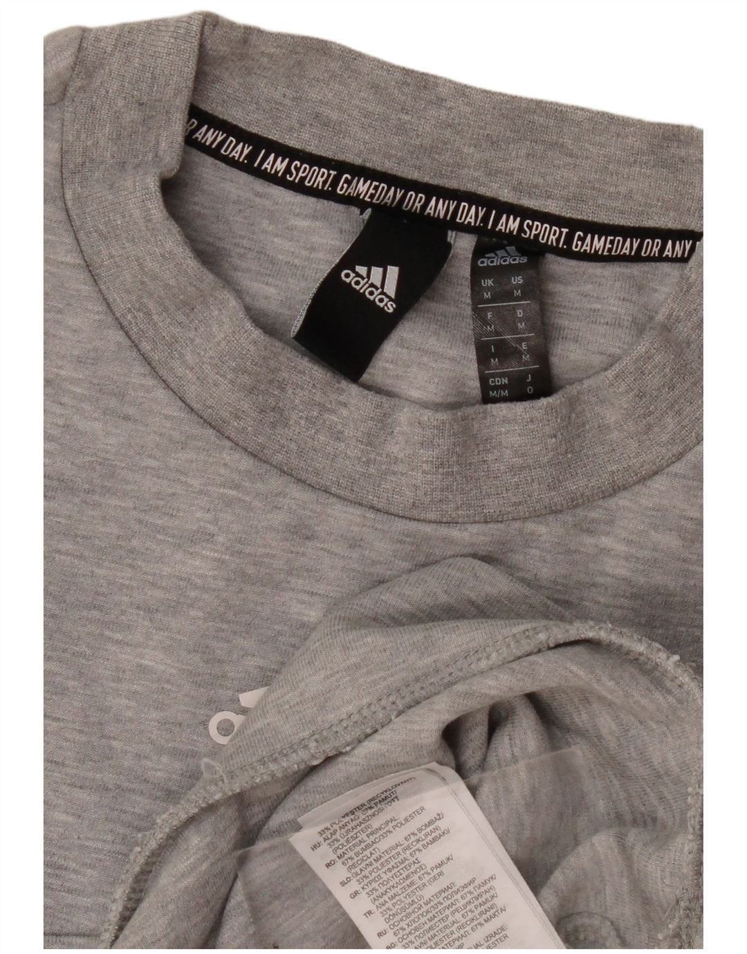 Hanorac pentru bărbați Adidas Jumper Medium Gri Pete Bumbac