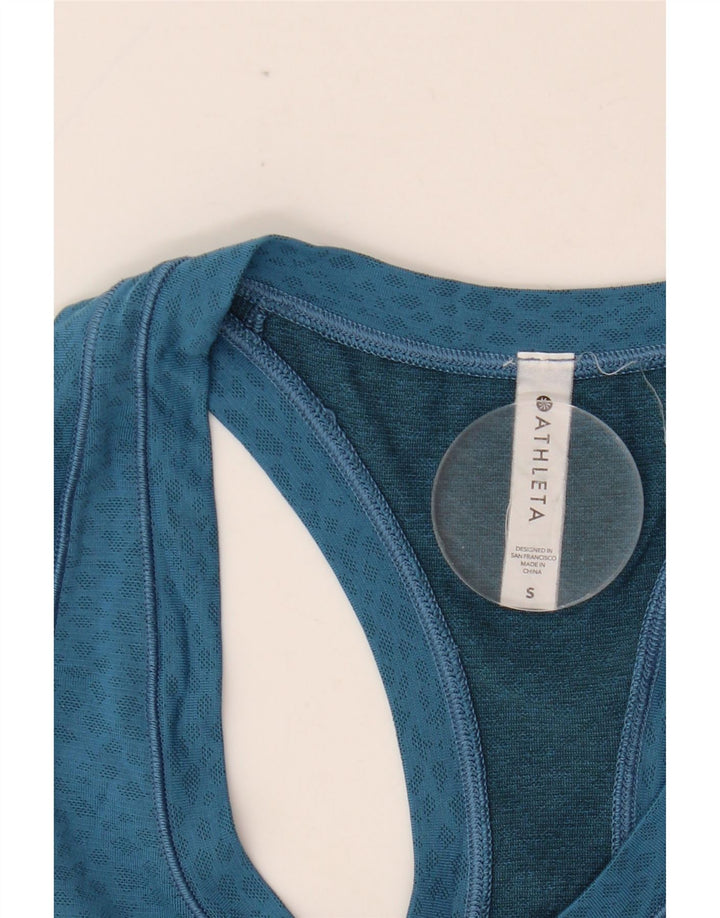 Vestă pentru femei ATHLETA UK 8 Small Blue Spotted Nylon