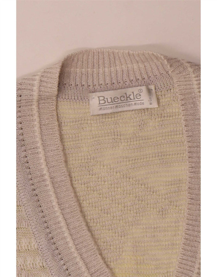 Vesta pentru bărbați Bueckle Tank Top mare gri geometric