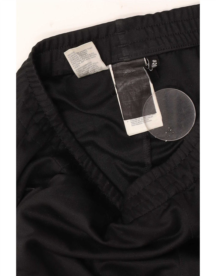 Pantaloni de trening Adidas Climalite pentru bărbați, poliester negru mic