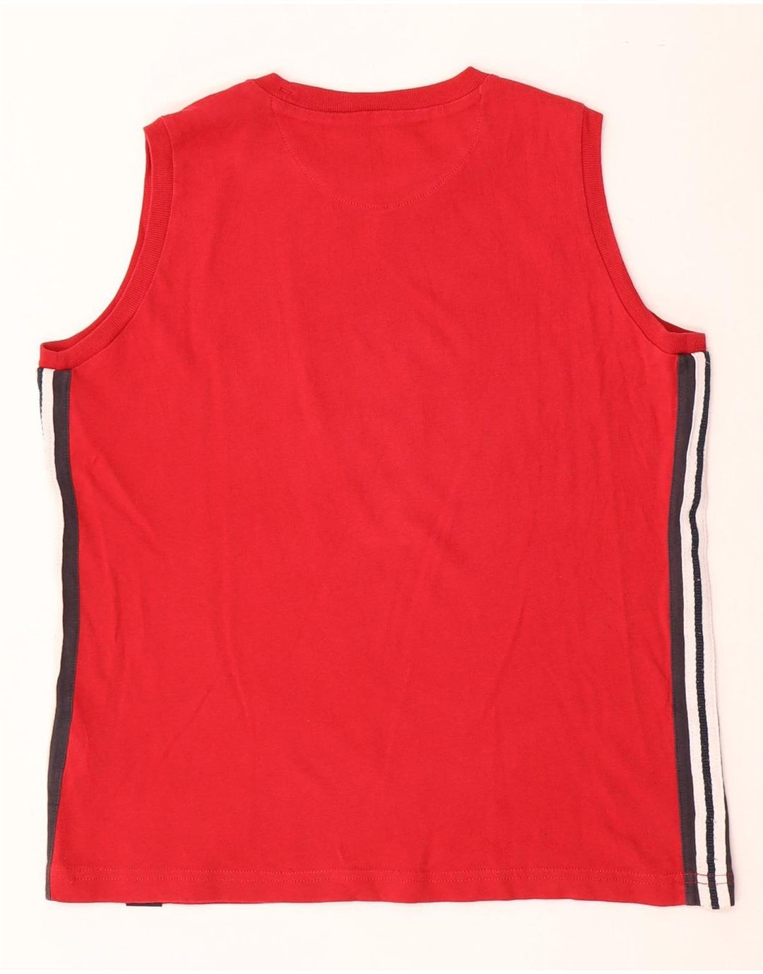 Vesta grafică pentru băieți CHAMPION Top 11-12 ani, mare, roșu, bumbac color bloc