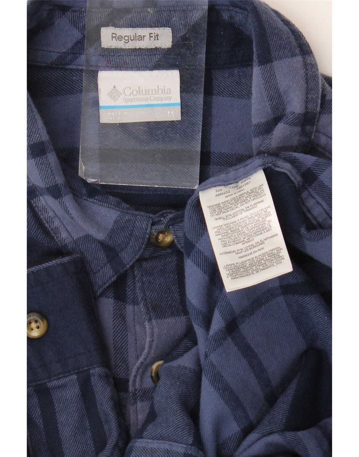 Cămașă de flanel Omni-Wick pentru bărbați Columbia, de culoare medie, albastru bleumarin