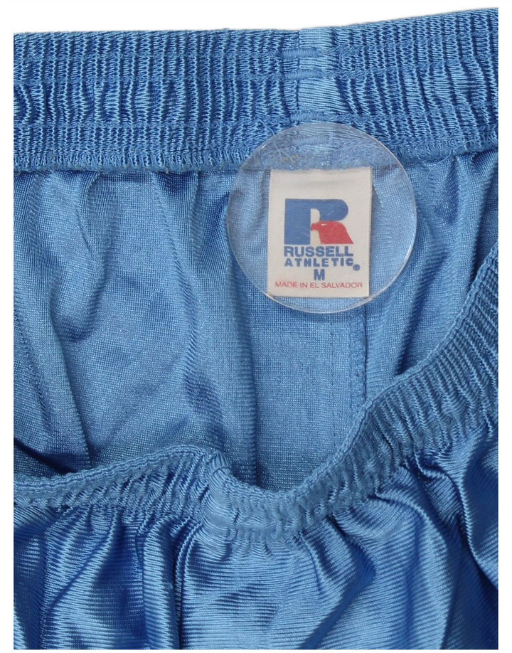 Pantaloni scurți sport pentru bărbați RUSSELL ATHLETIC, poliester albastru mediu