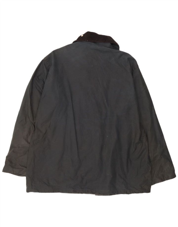 Jachetă pentru bărbați Miller & Simons din bumbac cerat UK 42 XL Negru