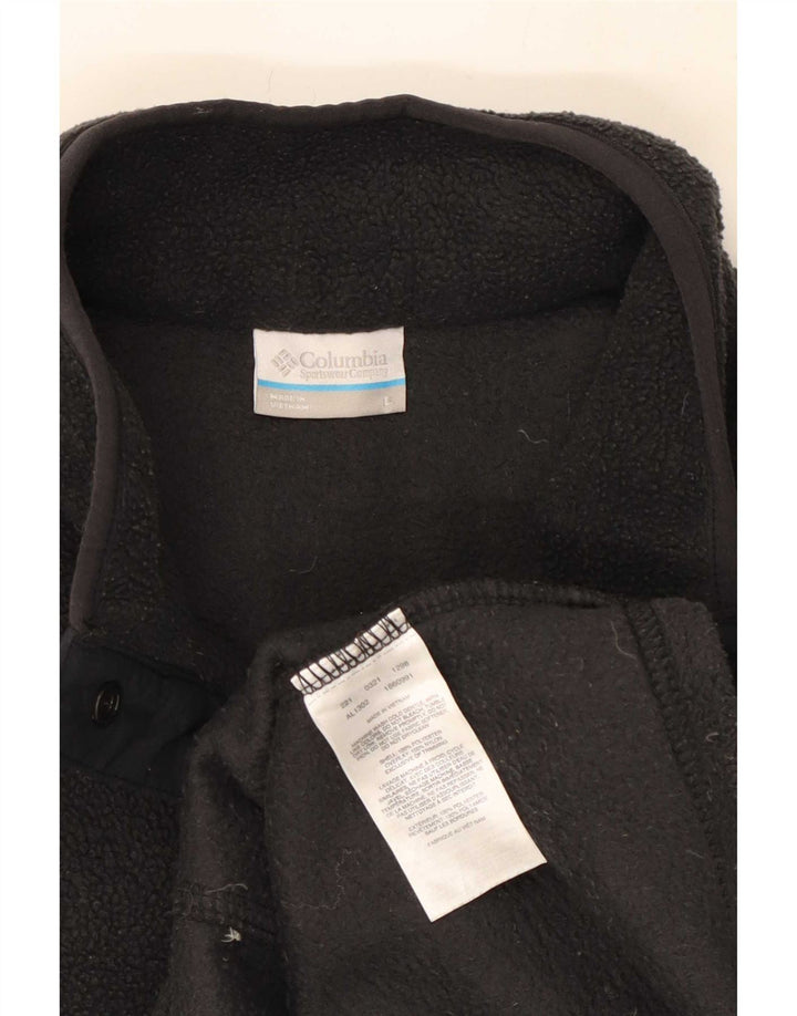 Pulover pentru femei Columbia, cu gât cu nasturi, fleece UK 16, mare, gri, poliester