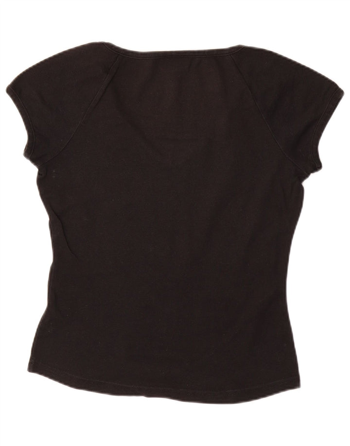 Tricou pentru femei LACOSTE Top Marimea 38 Bumbac Negru Mediu