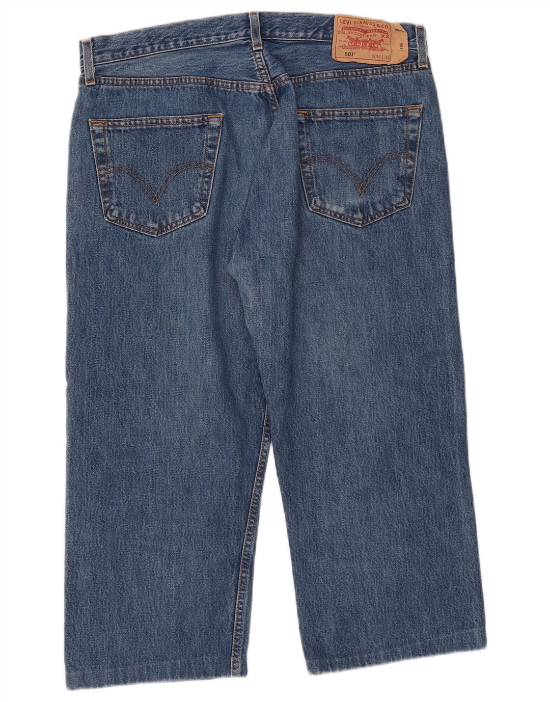 Blugi pentru bărbați Levi's 501 Capri W36 L21 Bumbac albastru