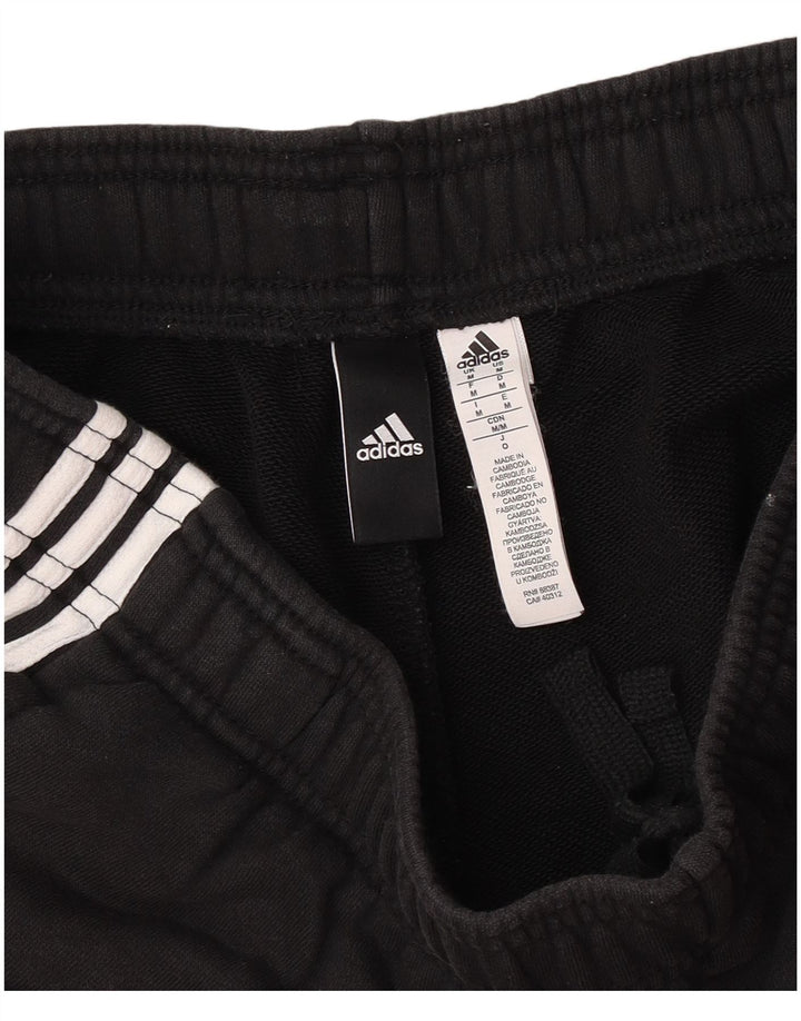 Pantaloni scurți sport pentru bărbați Adidas, bumbac mediu negru