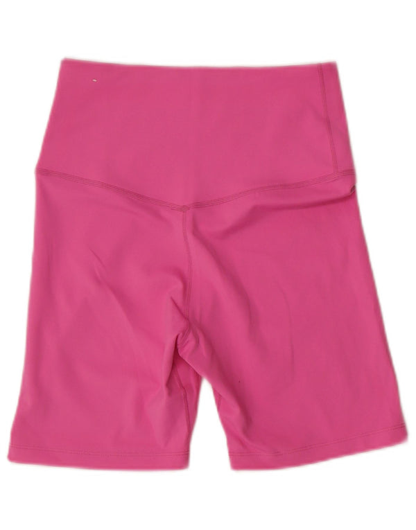 Pantaloni scurți sport Nike Dri Fit pentru femei UK 8 Small, roz, poliester