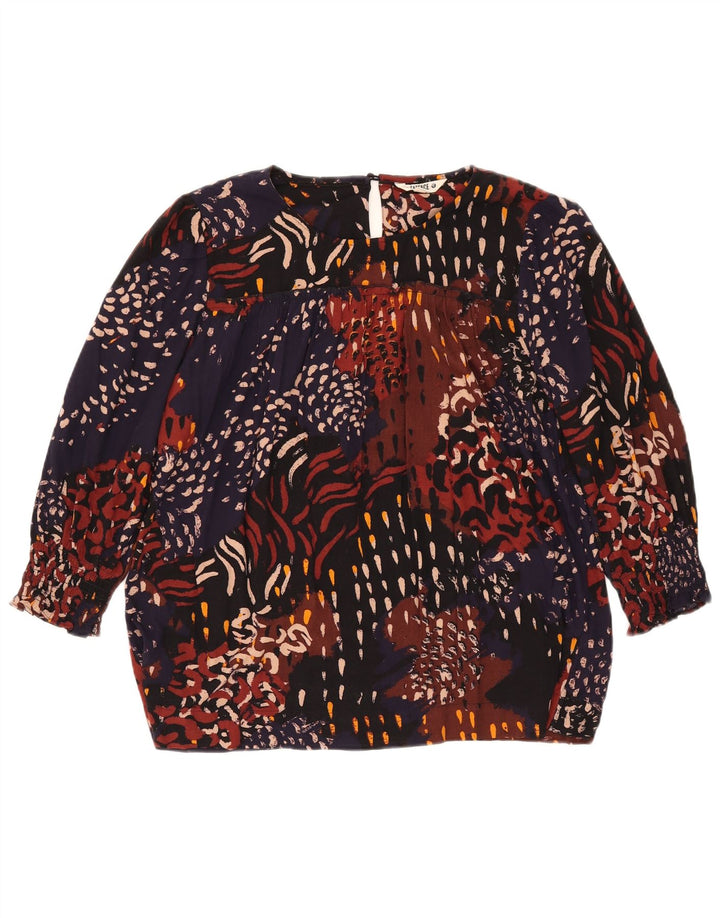 Bluză supradimensionată pentru femei Fat Face Top UK 10 Small Multicolor Spotted