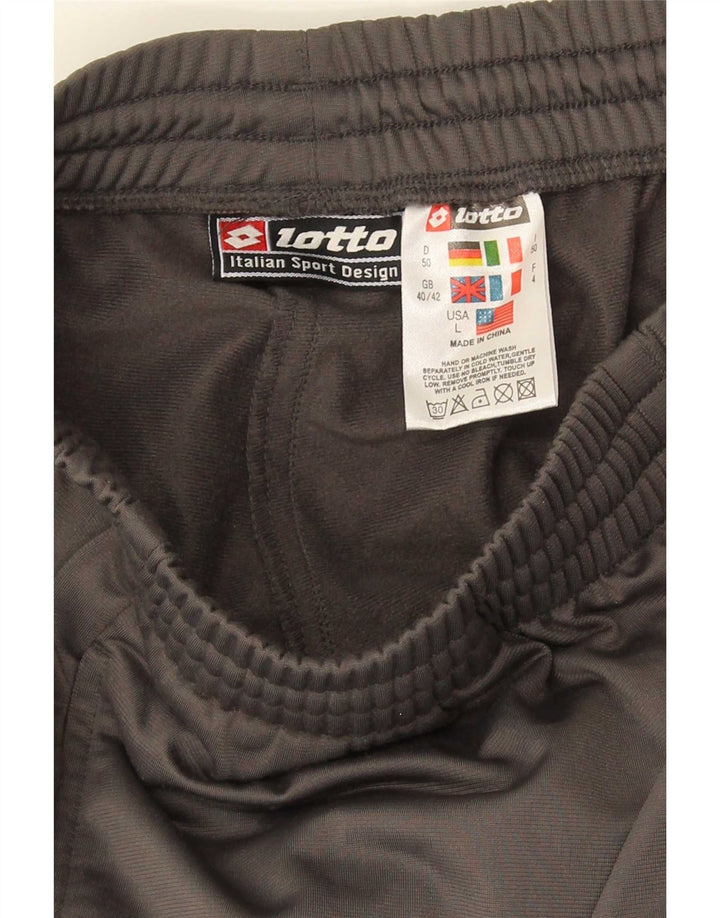 Pantaloni de trening pentru bărbați Lotto UK 40/42 Poliester mare gri