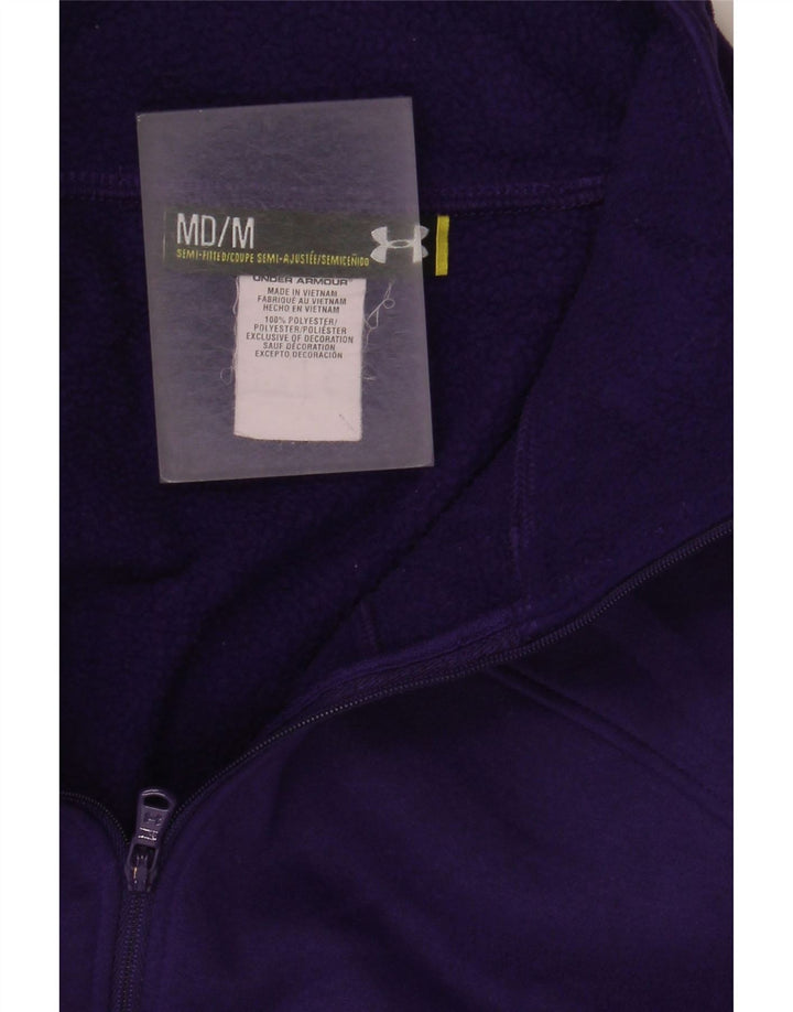 Pulover pentru femei Under Armour, cu fermoar și gât, UK 14, violet mediu