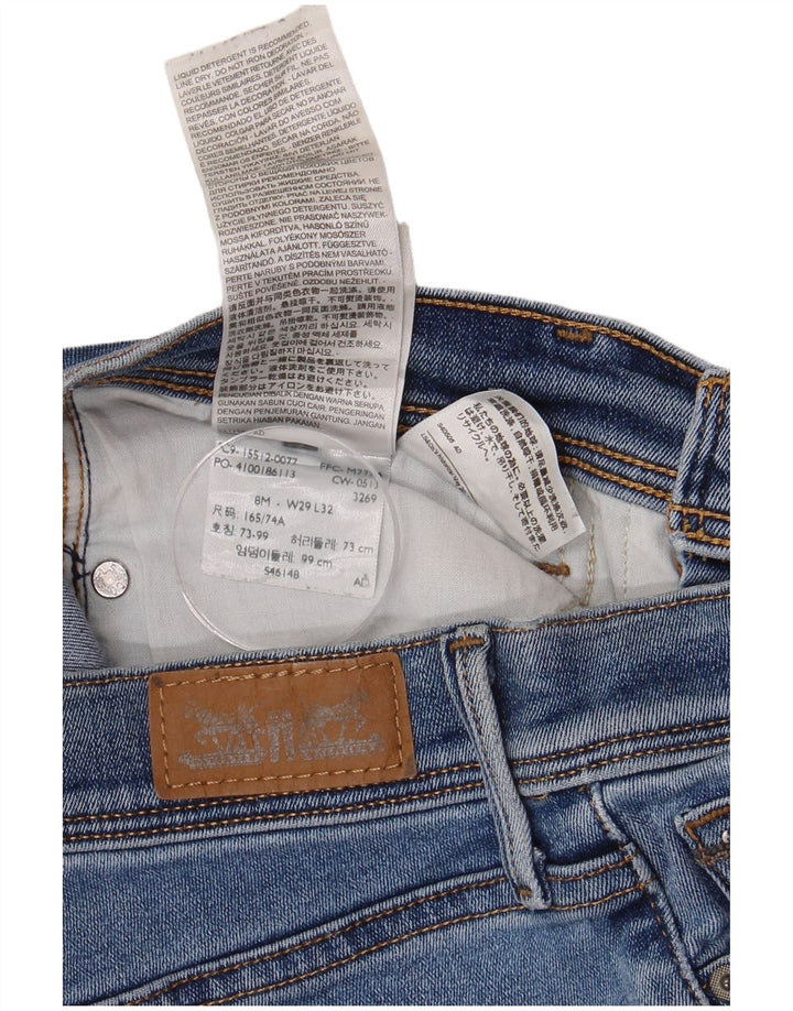 Blugi Bootcut pentru femei LEVI'S US 8 Medium W29 L32 Bumbac albastru