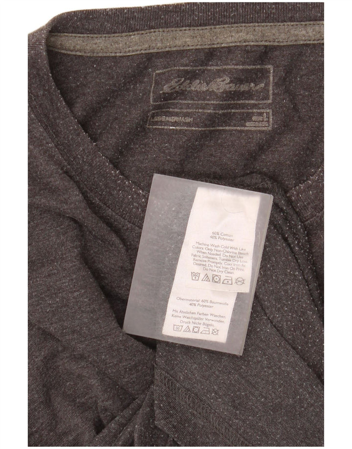 Tricou pentru bărbați Eddie Bauer Top mare bumbac gri