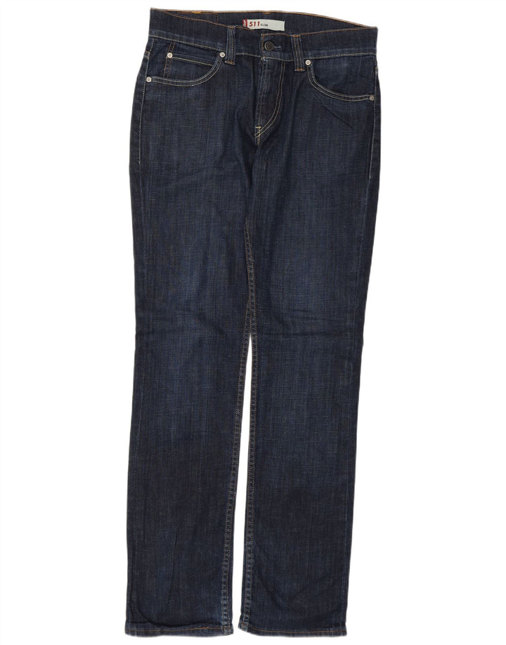 Blugi 511 Slim LEVI'S pentru bărbați L33 L34 Bumbac bleumarin