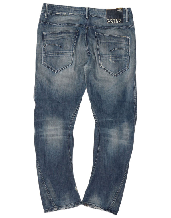 Blugi pentru bărbați G-Star Distressed Banana Slim W36 L32 Bumbac albastru