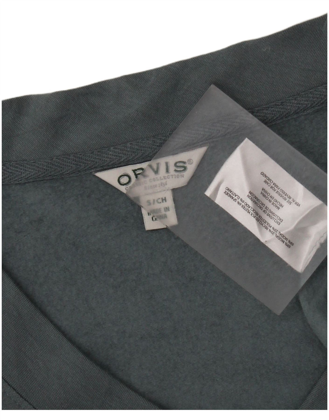 ORVIS Pulover supradimensionat pentru femei UK 10 Small Blue Modal