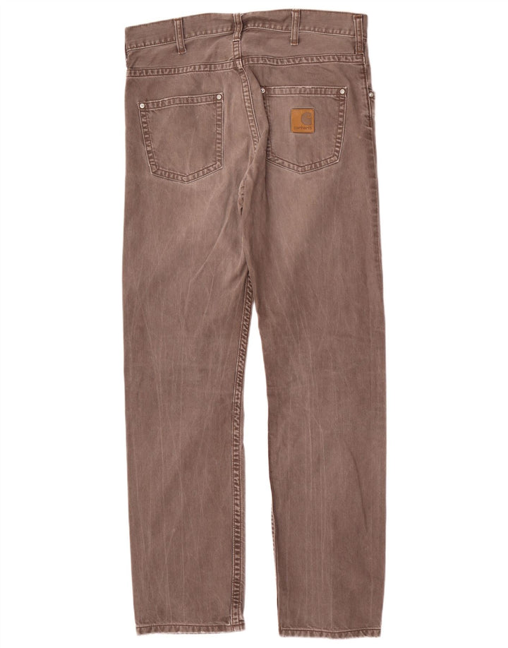 Blugi drepti pentru bărbați Carhartt W30 L32 bumbac gri