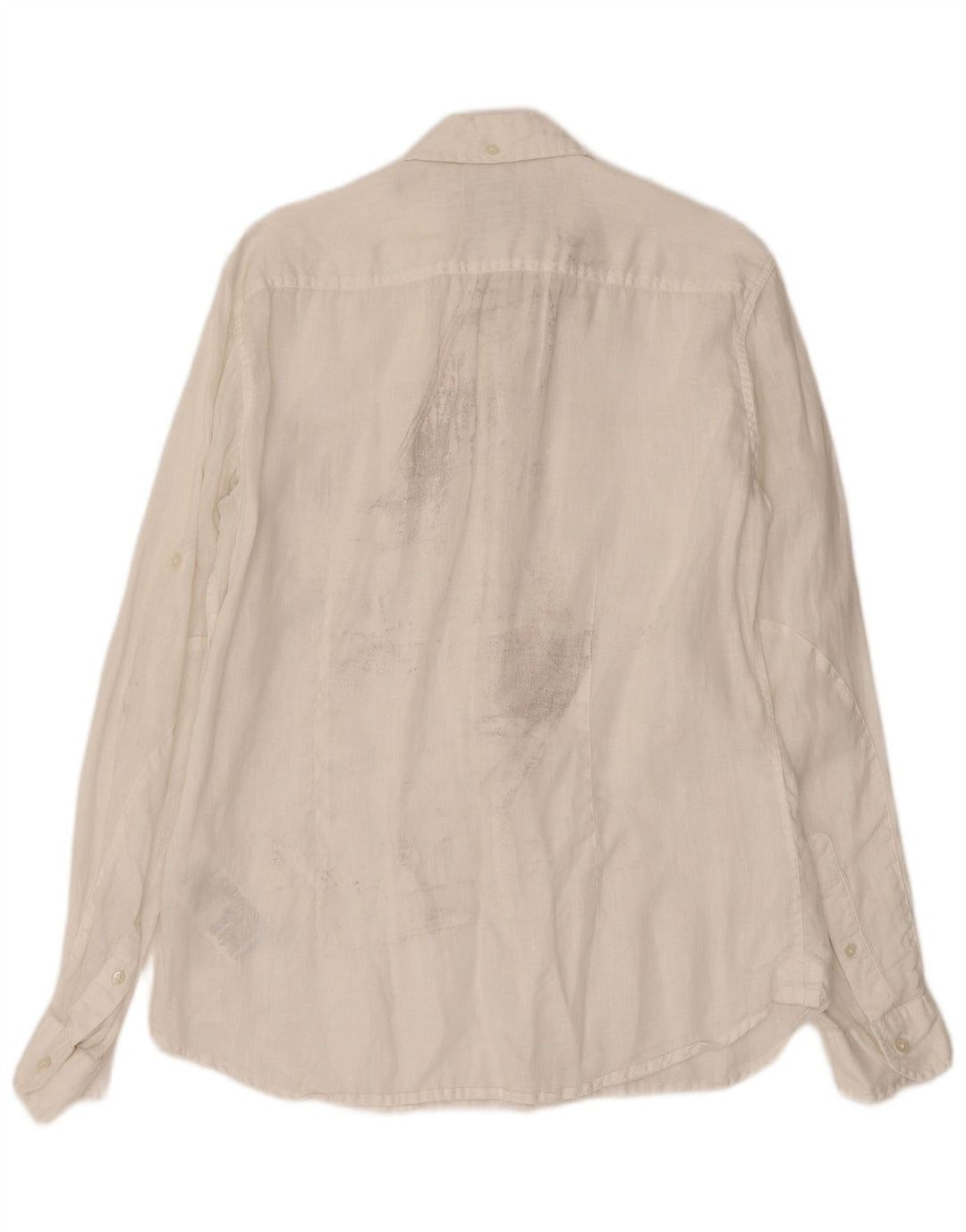 Cămașă pentru bărbați Gas Lenjerie albă mare