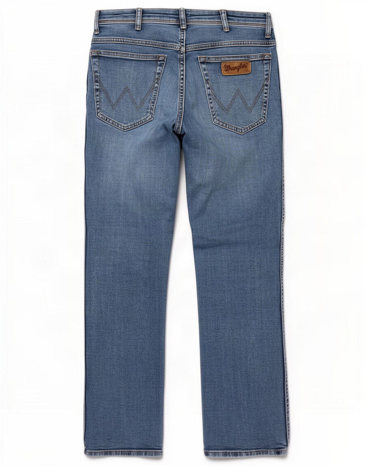 Blugi drepte pentru bărbați Wrangler Texas W31 L30 Bumbac albastru