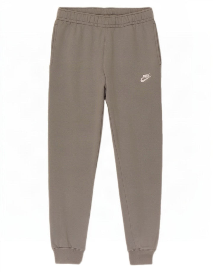 Pantaloni de trening Nike pentru bărbați Joggeri din bumbac gri mediu
