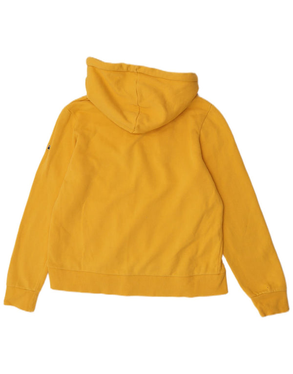 Pulover Superdry pentru damă, cu grafică, UK 16, bumbac, galben mare