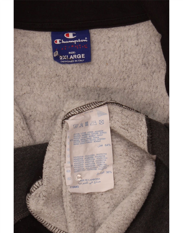 Jachetă de trening pentru bărbați Champion, 2XL, bumbac cu pete gri