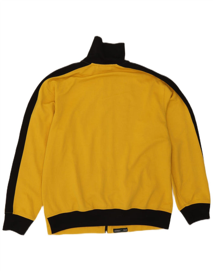 Jachetă de trening pentru bărbați Puma, galben mare, poliester color bloc