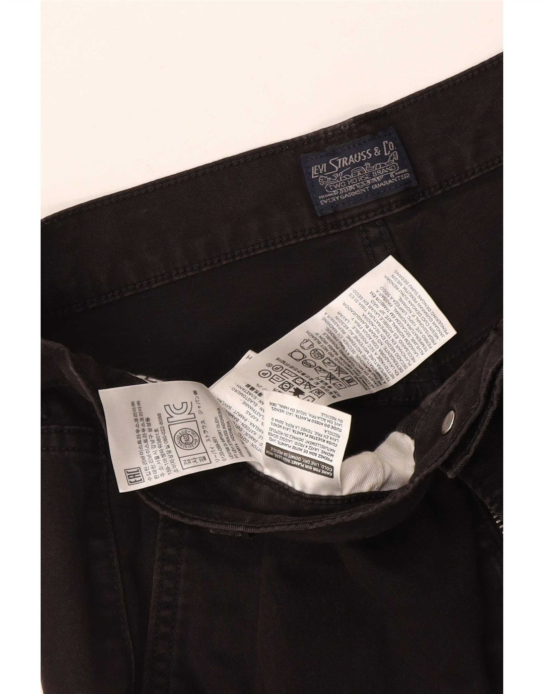 Blugi slim pentru femei Levi's W29 L32 bumbac negru