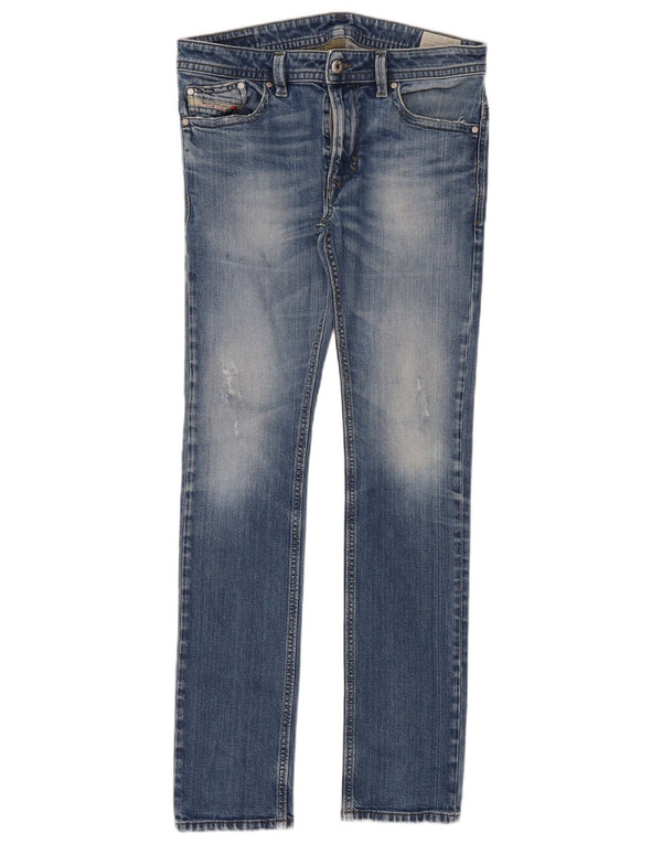 Jeans skinny subțiri Thavar pentru femei Diesel W31 L32 Bumbac albastru