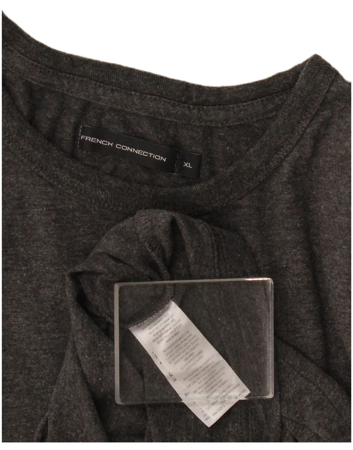 Tricou pentru bărbați de la French Connection Top XL Gri poliester pătat