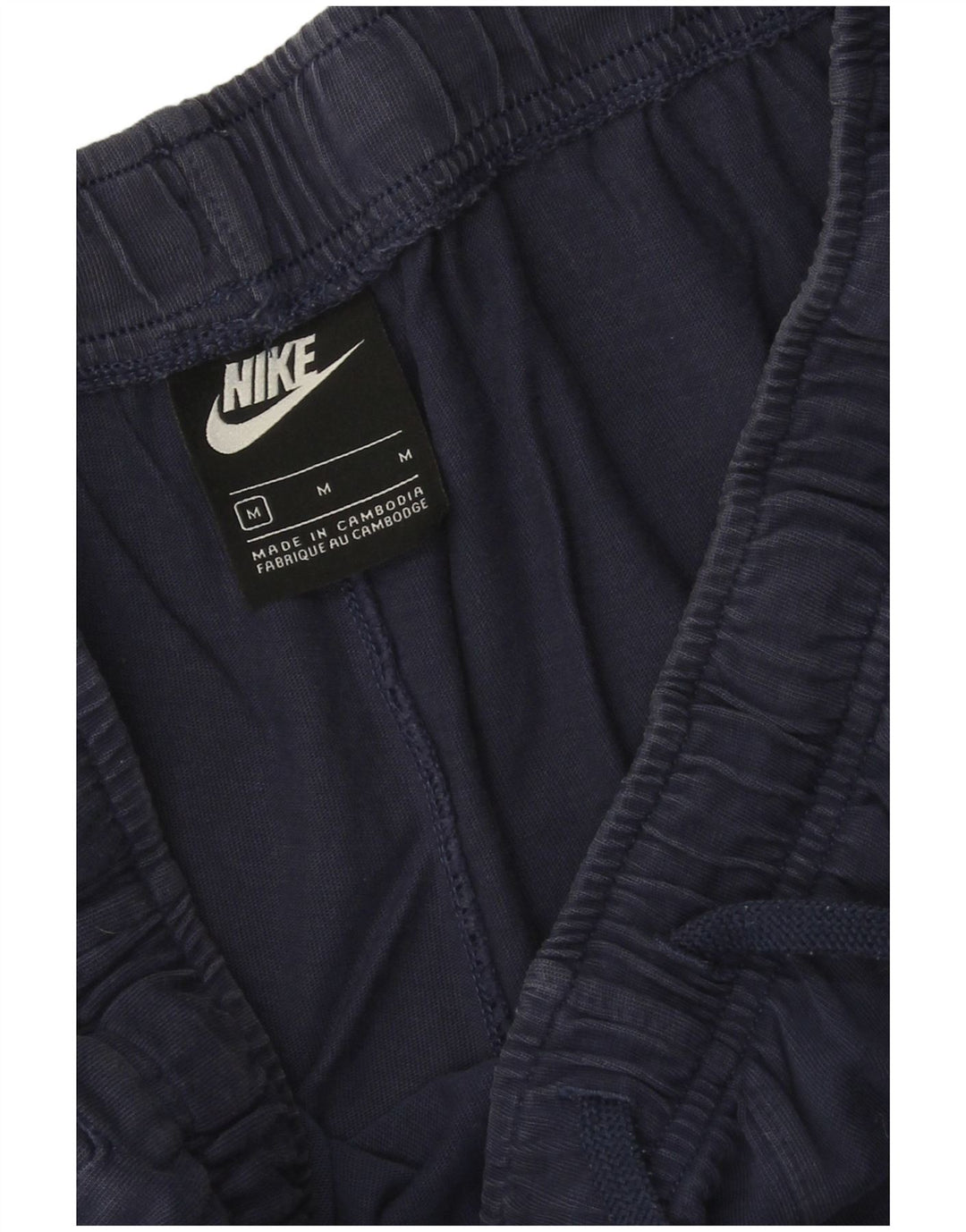 Pantaloni scurți sport Nike pentru bărbați, bumbac mediu, albastru bleumarin