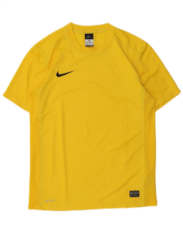 Tricou Nike Dri Fit pentru bărbați Top Medium Galben Poliester