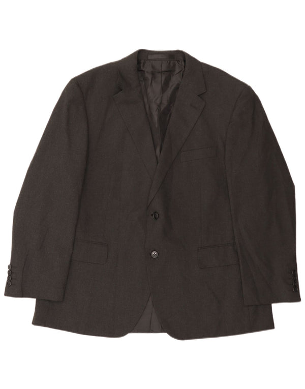 Jachetă pentru bărbați Marks & Spencer cu 2 nasturi, UK 44 XL, poliester gri