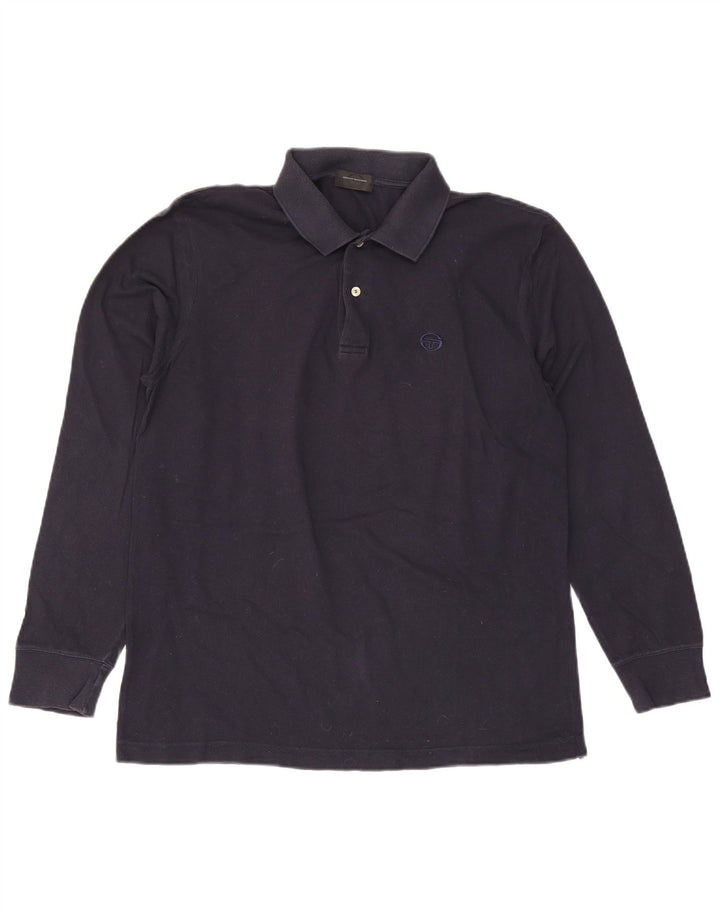 Cămașă polo cu mânecă lungă pentru bărbați Sergio Tacchini, mare bleumarin