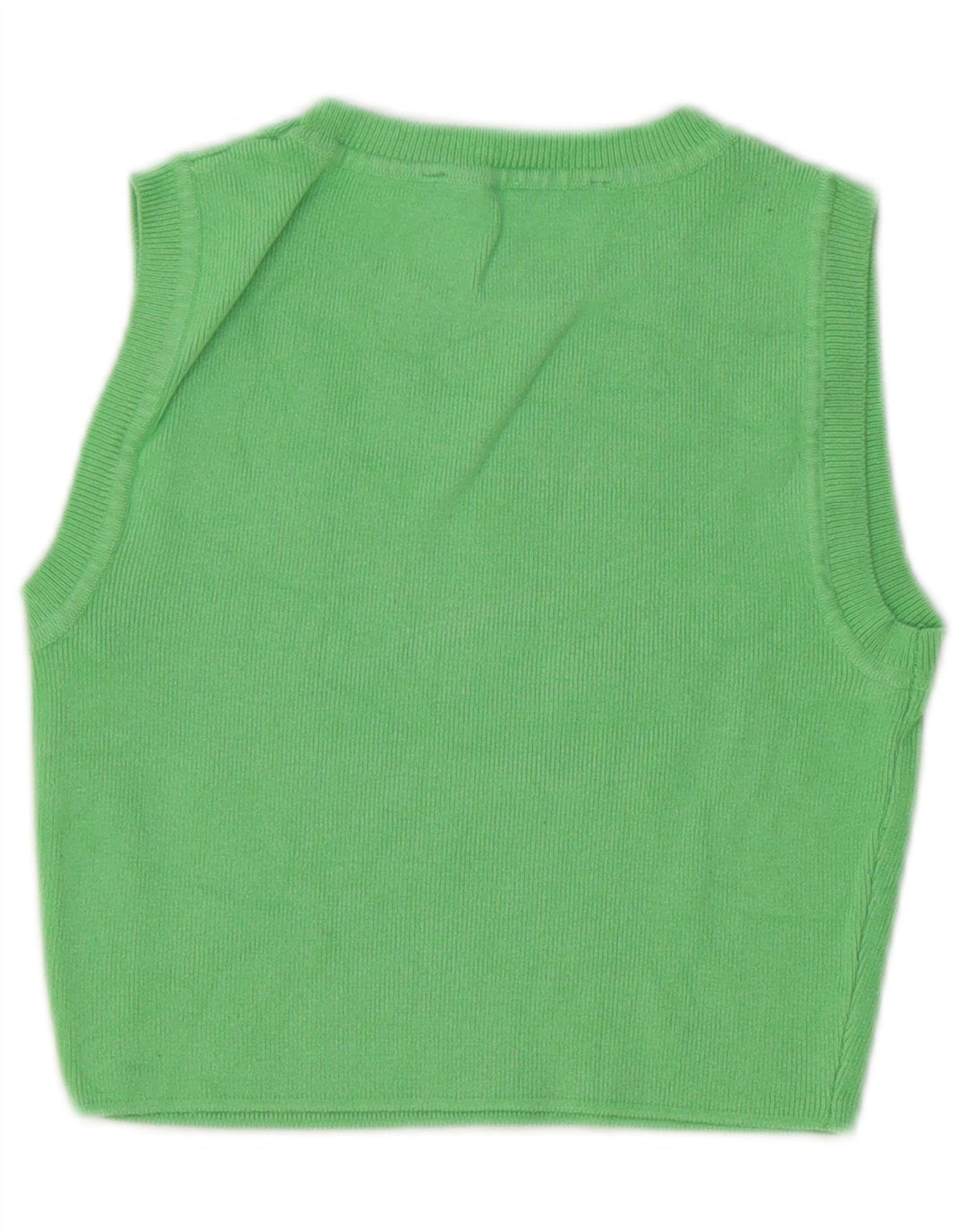 Top cu vestă pentru femei Zara UK 10 Small Green Viscose
