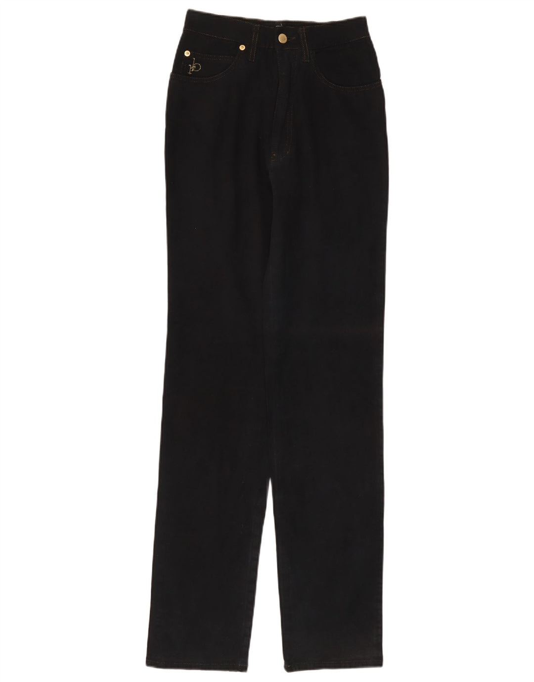 ROCCOBAROCCO Blugi conici pentru femei W27 L33 bumbac negru