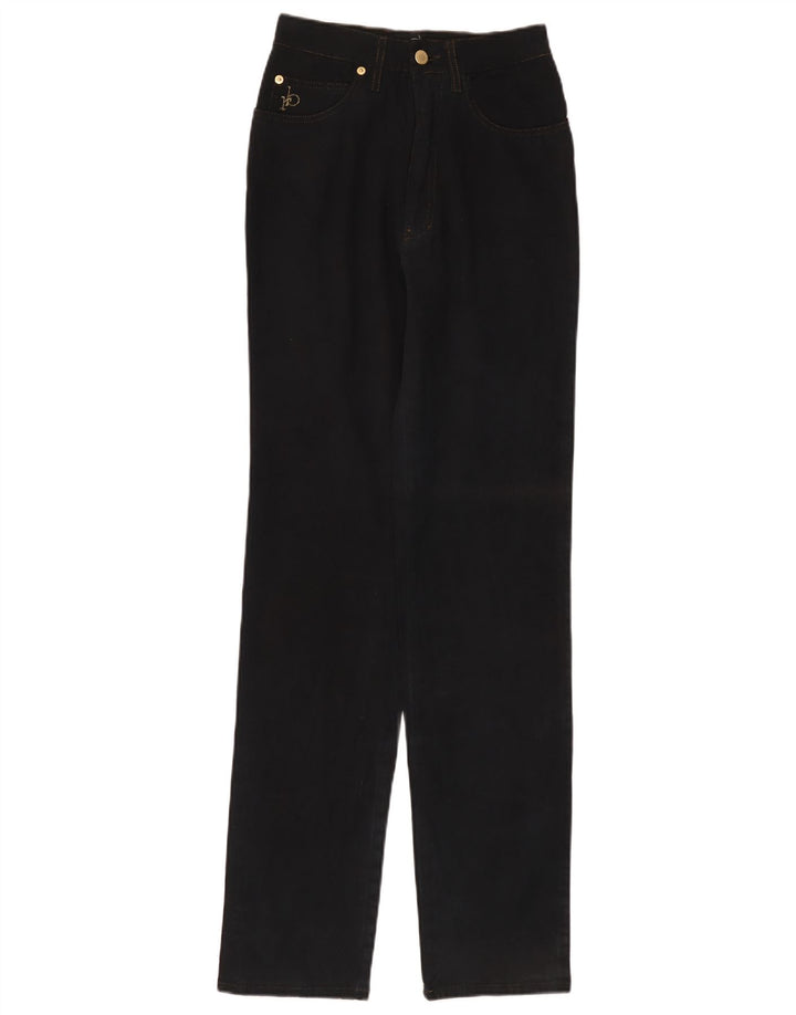 ROCCOBAROCCO Blugi conici pentru femei W27 L33 bumbac negru