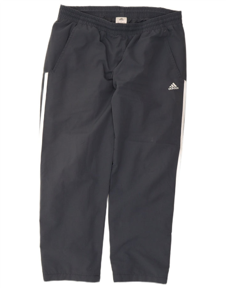 Pantaloni de trening Adidas pentru bărbați Marea Britanie 42/44 Poliester gri mare