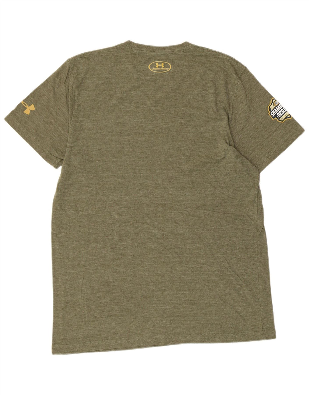 Tricou grafic pentru bărbați UNDER ARMOUR Heat Gear Top Medium Kaki