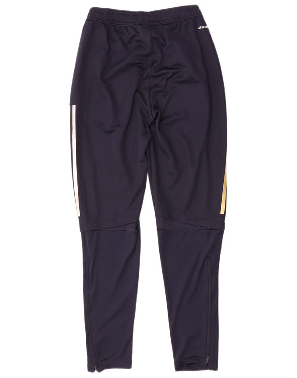 Pantaloni de trening Adidas pentru bărbați Leeds united football club, mici, bleumarin