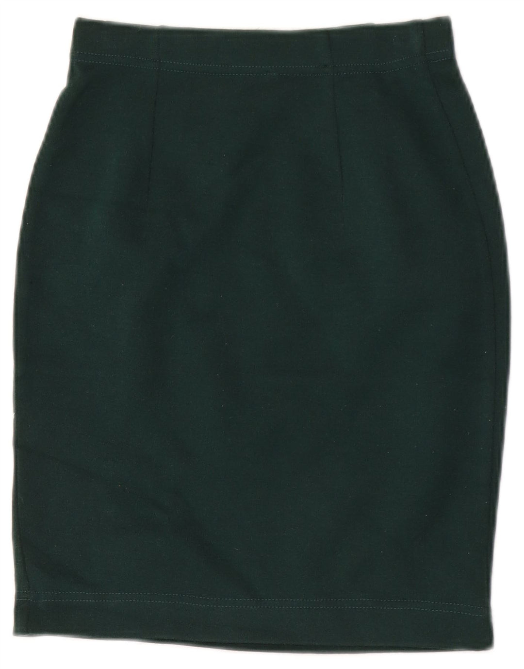 Fusta creion vintage pentru femei IT 40 Small W32 Lână verde