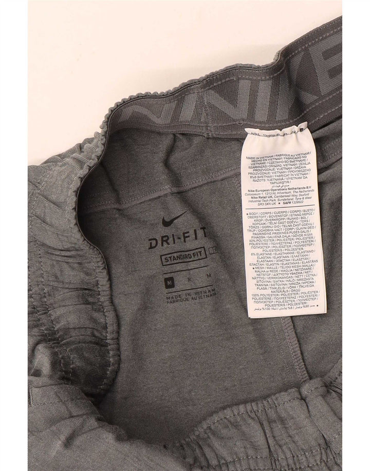 Pantaloni scurți sport standard Nike Dri Fit pentru bărbați, gri mediu, poliester pătat