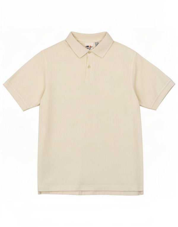 Tricou polo pentru bărbați, alb mare