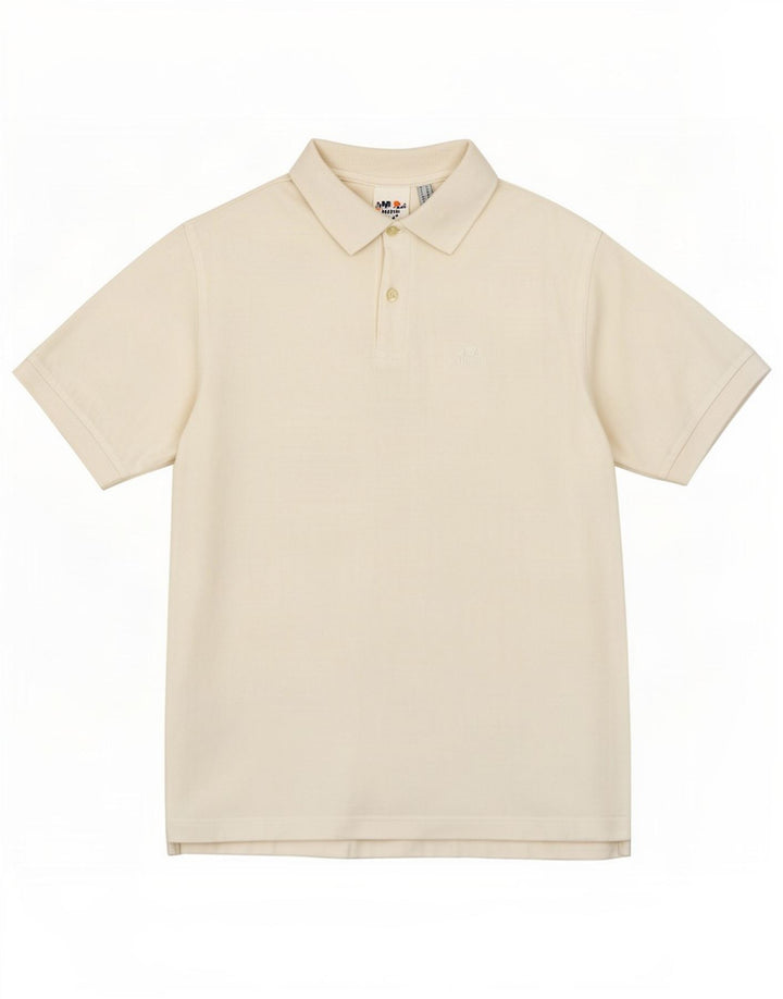Tricou polo pentru bărbați, alb mare
